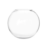 VASO DE VIDRO TRANSPARENTE