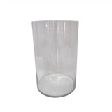 VASO DE VIDRO TRANSPARENTE