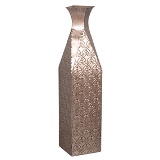 VASO DECORATIVO EM METAL BRONZE