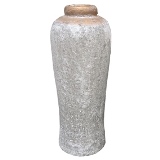 VASO DE CERAMICA CINZA