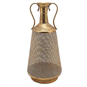 VASO DE METAL DOURADO