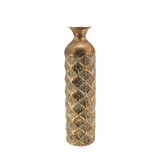 VASO DE METAL DOURADO