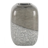 VASO DE CERAMICA CINZA