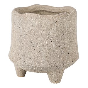 POTE DE CERAMICA BEGE