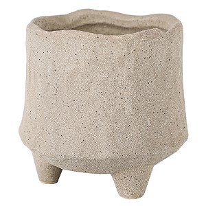 POTE DE CERAMICA BEGE