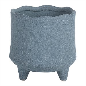 POTE DE CERAMICA CINZA