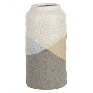 VASO DE CERAMICA TONS DE BEGE