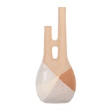 VASO DE CERAMICA IRREGULAR TONS TERROSOS