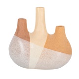 VASO DE CERAMICA IRREGULAR TONS TERROSOS