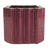 VASO DE CERAMICA VINHO