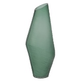 VASO DE VIDRO VERDE 17CM X 17CM X 40CM