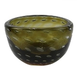 VASO DE VIDRO AMBAR