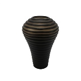 VASO DE VIDRO MARROM