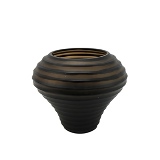 VASO DE VIDRO MARROM