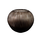VASO DE VIDRO MARROM