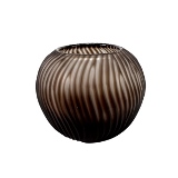 VASO DE VIDRO MARROM