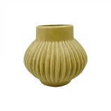 VASO DE CERAMICA AMARELO