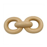 OBJETO DECORATIVO DE CERAMICA MARROM