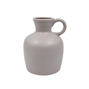 VASO DECORATIVO CERAMICA CINZA