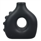 VASO DE CERAMICA PRETO