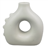 VASO DE CERAMICA BRANCO