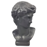 PECA DECORATIVA DE CERAMICA CINZA