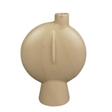 VASO ESTILZADO DE CERAMICA BEGE