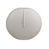 VASO ESTILZADO DE CERAMICA BRANCO