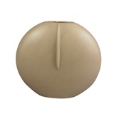 VASO ESTILZADO DE CERAMICA BEGE