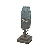 MICROFONE DECORATIVO DE METAL