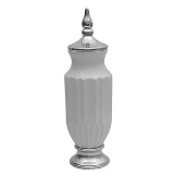POTE DECORATIVO DE CERAMICA BRANCO