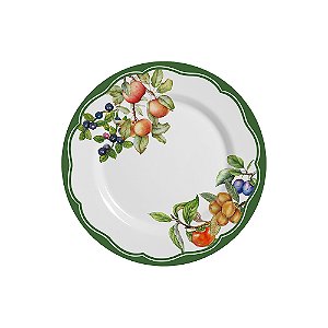 CJ PRATOS DE SOBREMESA LE FIGUE BRANCO E VERDE 6PCS