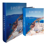 CJ DE CAIXA LIVRO SANTORINI 2PCS
