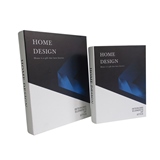 CONJ DE LIVROS CAIXA BRANCO E AZUL - 2 PCS