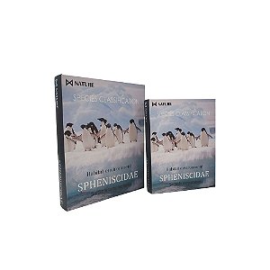 CJ DE LIVROS CAIXA NATURE BRANCO E AZUL 2PCS