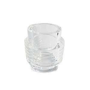 VASO DECORATIVO EM CRISTAL TRANSPARENTE