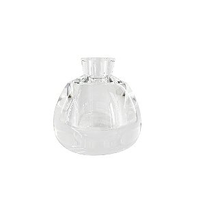VASO DECORATIVO EM CRISTAL TRANSPARENTE