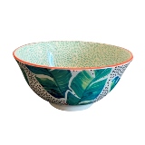 CJ. DE 4 BOWLS EM CERAMICA - MINI - FLORAL