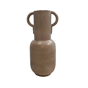 VASO DE FIBRA DE VIDRO BEGE