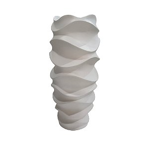 VASO DE FIBRA DE VIDRO BRANCO