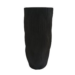 VASO DE FIBRA DE VIDRO PRETO
