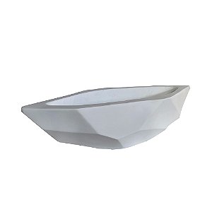 CENTRO DE MESA DE FIBRA DE VIDRO BRANCO