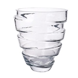 VASO DE VIDRO TRANSPARENTE