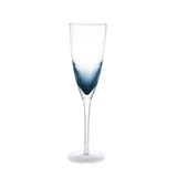 CONJ DE TACAS DE CHAMPAGNE AZUL - 6 PCS