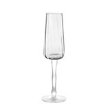 CONJ DE TACAS DE CHAMPAGNE TRANSPARENTE - 6 PCS