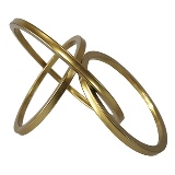 PECA DECORATIVA DE METAL DOURADO