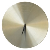 RELÓGIO DECORATIVO EM METAL DOURADO
