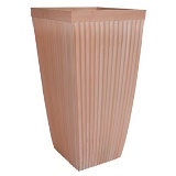 VASO DE FIBER CLAY MARROM