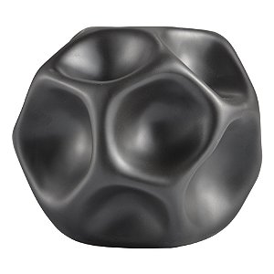 PECA DECORATIVA EM CERAMICA PRETA