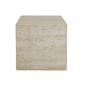 MESA DE LADO TRAVERTINO DE RESINA